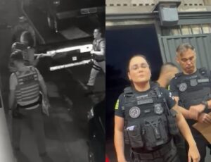 Casa errada: policiais arrombam portão na madrugada e confundem família inocente com traficantes; veja vídeo