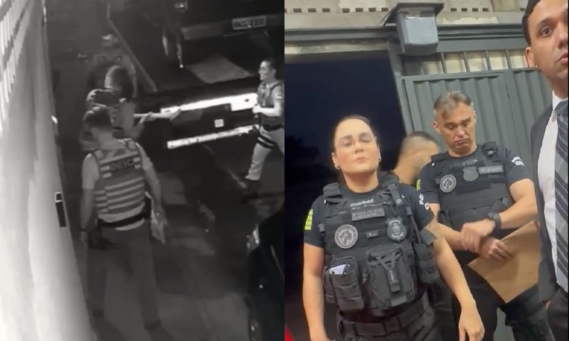 Casa errada: policiais arrombam portão na madrugada e confundem família inocente com traficantes; veja vídeo