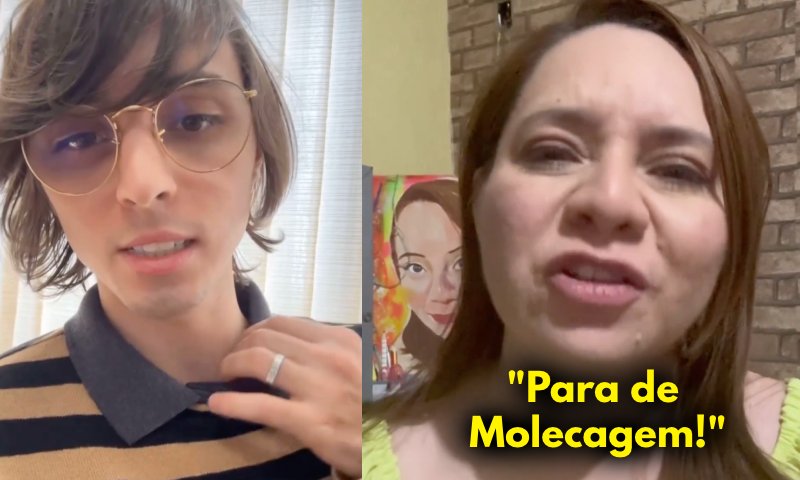 “Molecagem”: jornalista Cynthia Blink fica ‘pistola’ após ser enganada por Amom Mandel; veja vídeo