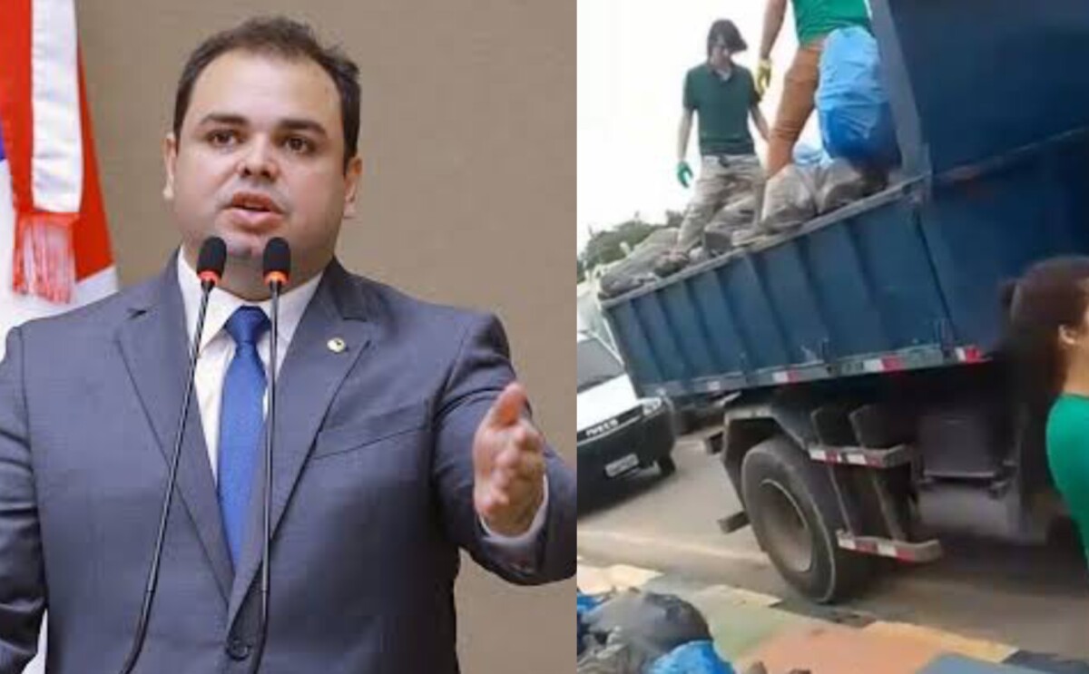 Roberto Cidade reprova atitude de Amom após despejo de toneladas de lixo: “Que tal parar de molecagem”
