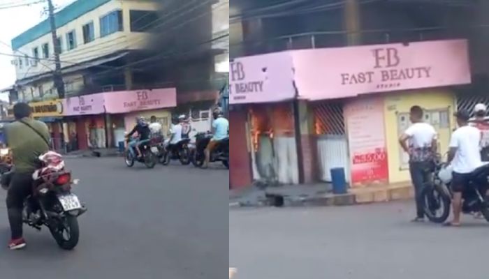 Casa é incendiada em retaliação à assassin4to de homem no Novo Aleixo; veja vídeo