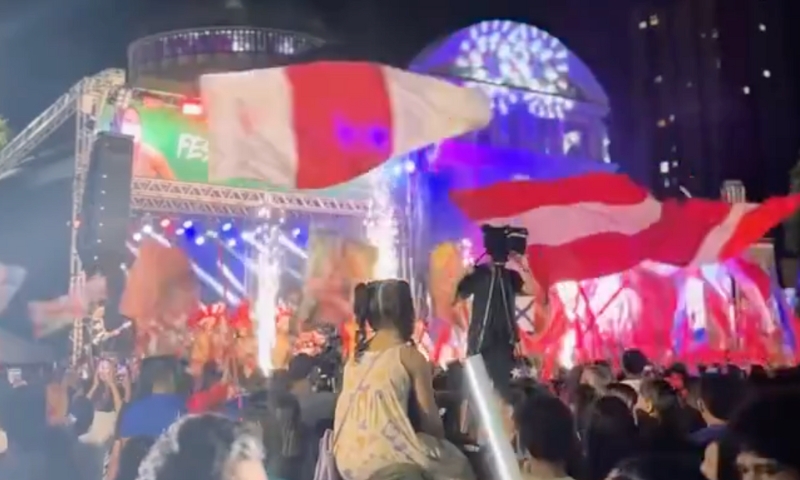 #IsabelleCampeã: público lota Largo de São Sebastião em apoio à Isabelle Nogueira; veja vídeo