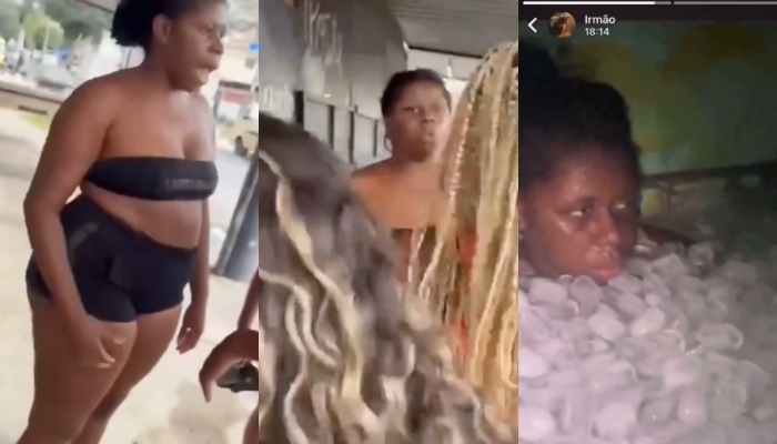 Blindada barraqueira é obrig4da a ficar 12h em banheira com gelo pra ‘esfriar a cabeça’; veja vídeo