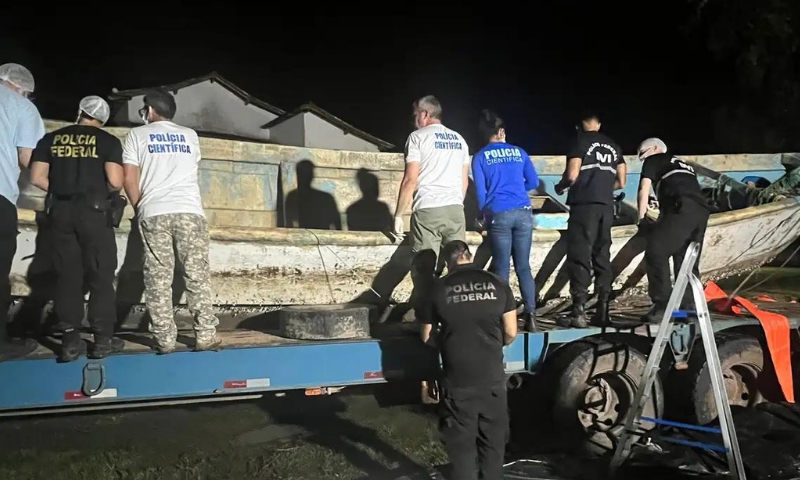 PF diz não ter prazo para identificar c0rp0s encontrados em barco à deriva