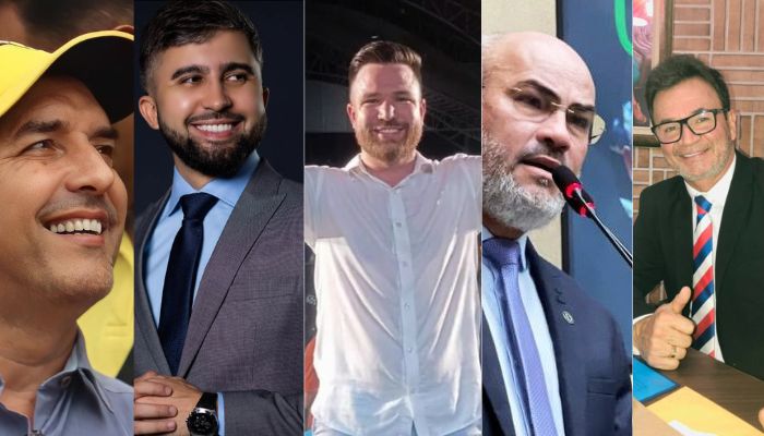 Mário Abrahim, Arnoud Lucas, Dr Marconde, Cabo Maciel e Thidy Queiroz prometem agitar as eleições em Itacoatiara