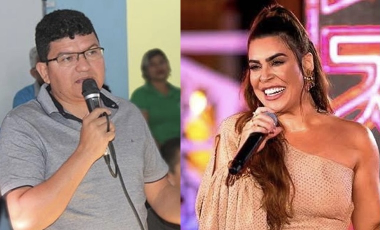 Farra com dinheiro público: Prefeito de Careiro Castanho contrata show de Naiara Azevedo por R$ 400 mil