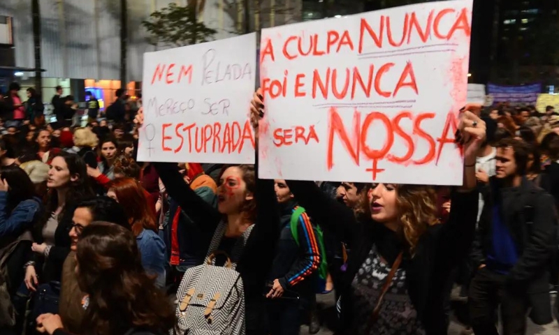 A cada 8 minutos há um registro de estupr0 contra mulheres no país
