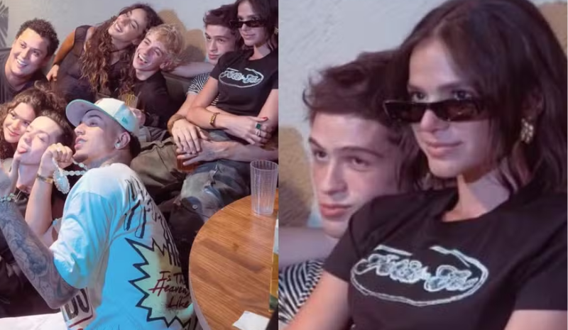 João Guilherme e Bruna Marquezine surgem ‘coladinhos’ em foto