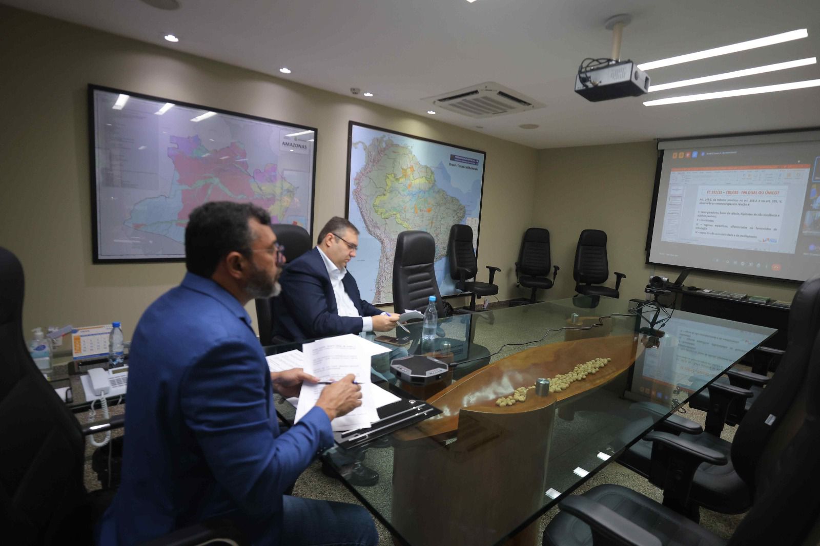 Em reunião do Consórcio da Amazônia Legal, Wilson Lima destaca vigilância do AM na defesa da ZFM