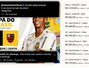 Torcedores do Flamengo e do Santos estão indignados com 'esquema' na venda de ingressos online do Amazonas FC; veja vídeo