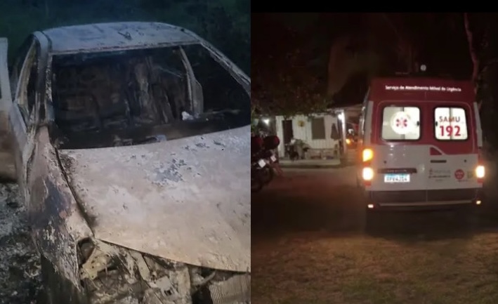 M0rre motorista de aplicativo que foi sequestrado e queim4do vivo, em Manaus