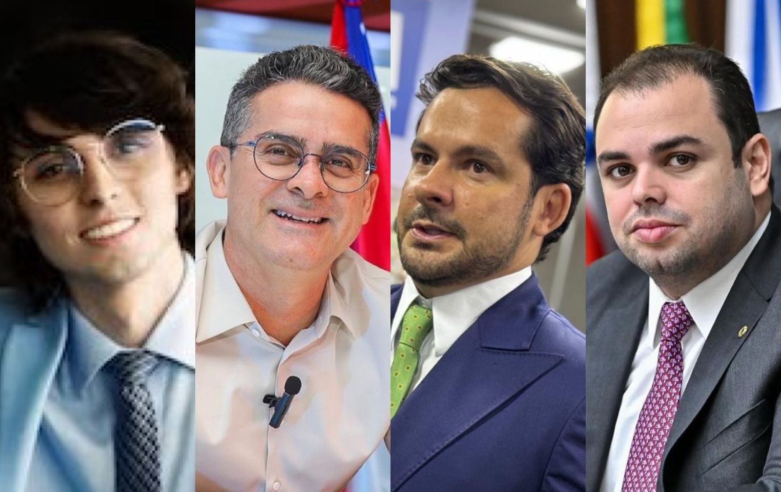 Disputa acirrada: Amom, David, Capitão Alberto e Roberto Cidade empatam em pesquisa eleitoral da Atlas/CNN