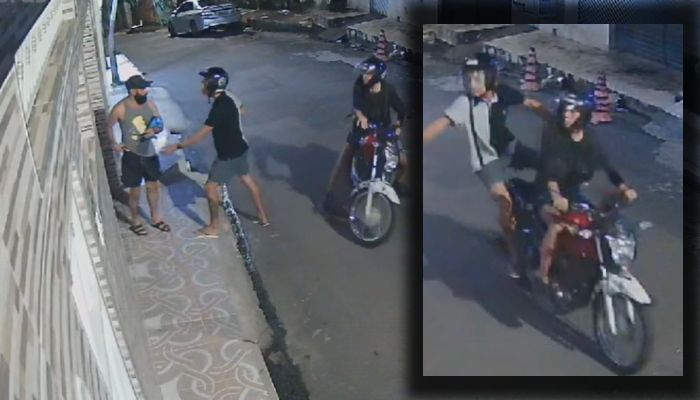 Terror: dupla de assaltantes ataca vítima em plena luz do dia no Lírio do Vale; veja vídeo