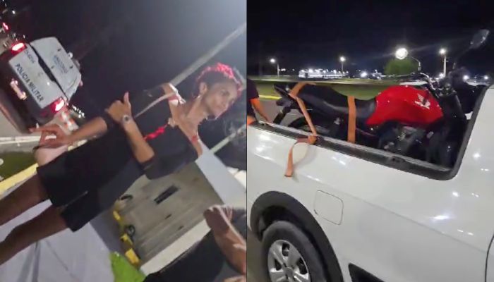 Travesti rouba moto de cliente que se recusou pagar programa em Manaus: “roubou a prega da minha amiga”; veja vídeo