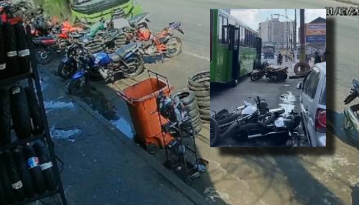 Urgente: veja momento em que motoqueiro m0rre esm4gad0 por ônibus desgovernado; cenas f0rtes