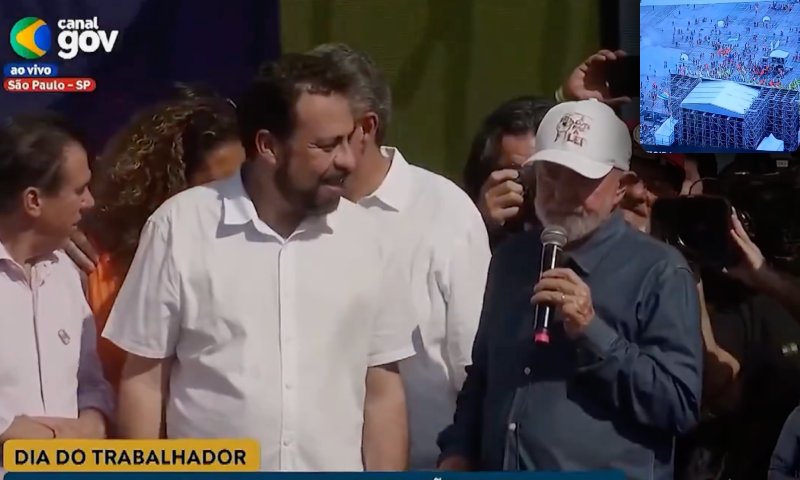 Lula é acusado de crime eleitoral após pedir votos para Boulos no Dia do Trabalhador; veja vídeo