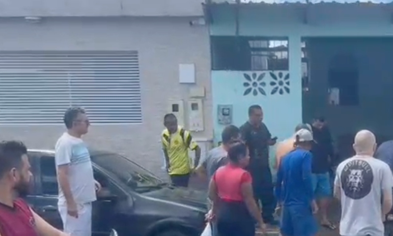Ladrão recebe ‘carinho da população’ após ass4ltar idosa na zona Norte de Manaus; veja vídeo