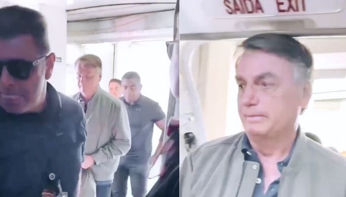Veja momento que Jair Bolsonaro embarca do aeroporto de Brasília rumo a Manaus