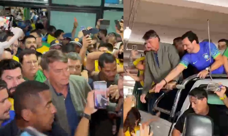 Urgente: Bolsonaro desembarca no aeroporto Internacional de Manaus; veja vídeo