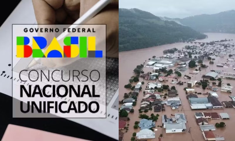 Governo Federal adia o Concurso Nacional Unificado em todo o país após enchentes no Sul