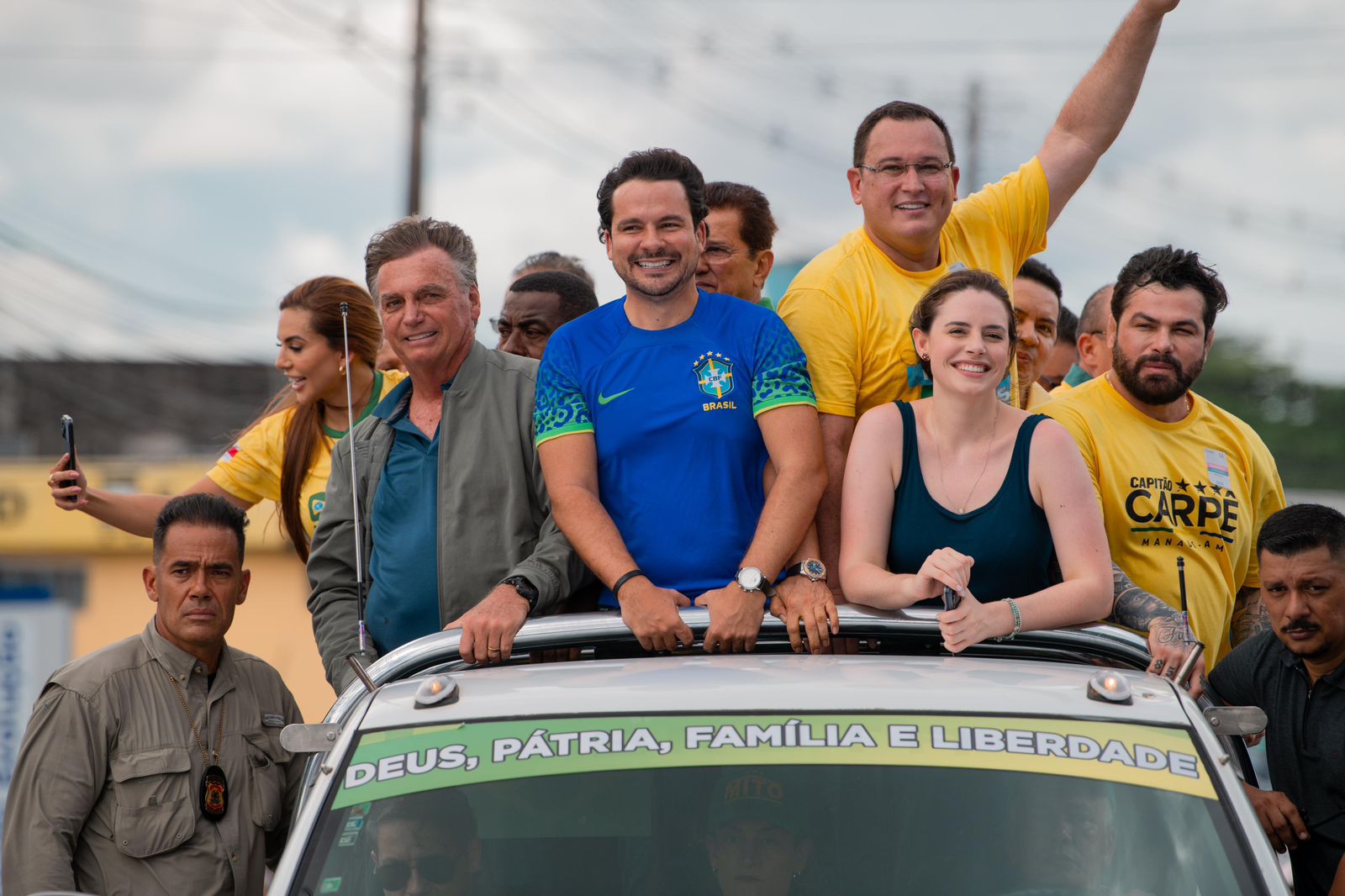 Eleições 2024: Capitão Alberto Neto recebe Bolsonaro para Encontro Estadual do PL em Manaus