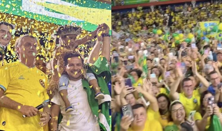 Bolsonaro reúne multidão em Encontro do PL e reafirma apoio ao Capitão Alberto Neto em Manaus