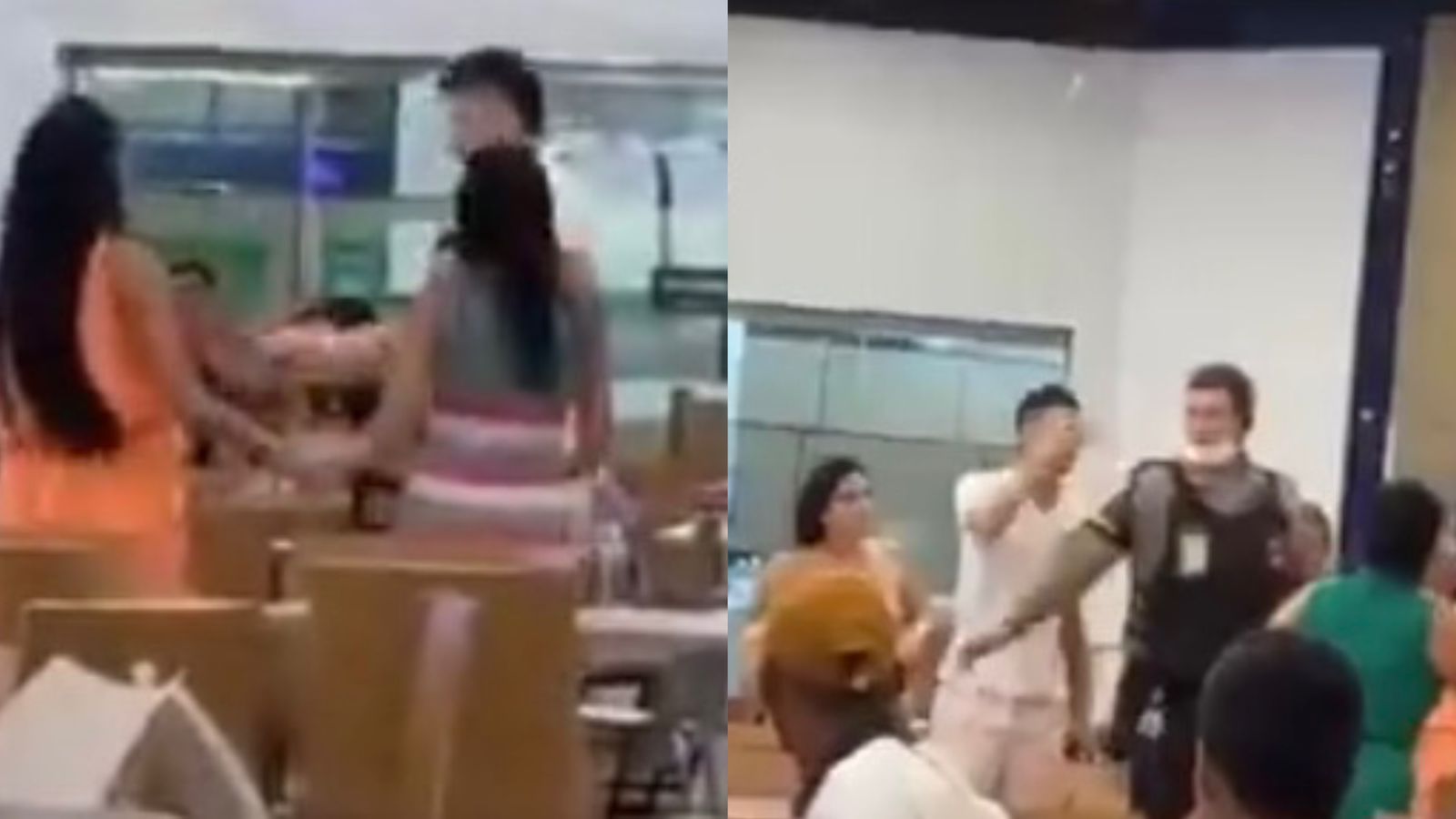 Mulher flagra marido no maior love com amante e traição acaba em porr4da no Shopping Grande Circular; veja vídeo