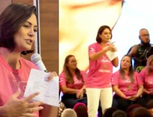 Michelle Bolsonaro encoraja mulheres de Manaus a entrarem na política: "somos femininas, não feministas"; veja vídeo