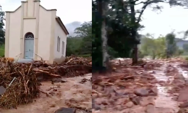 Milagre: Igreja permanece intacta em meio a deslizamento no RS; veja vídeo