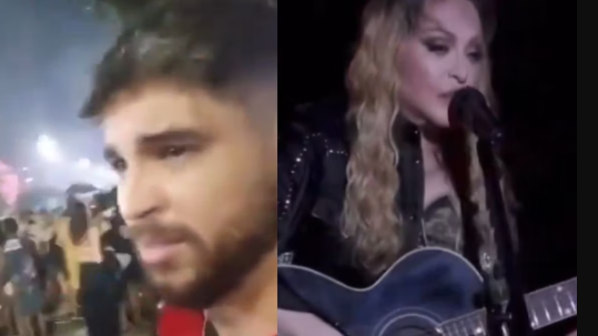 Homem grava o próprio assalto durante show de Madonna em Copacabana; veja vídeo