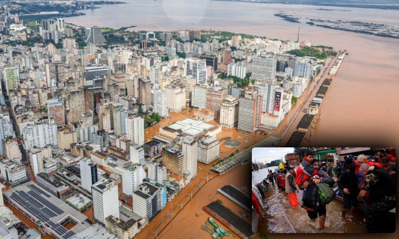 Tragédia no Rio Grande do Sul é o pior desastre climático no Brasil de todos os tempos