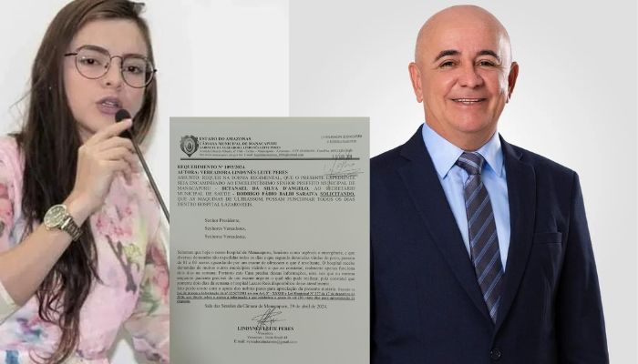 Escândalo em Manacapuru: vereadora Lindynês Leite expoe caos na saúde enquanto Gerson D’Ângelo afirma que é mentira