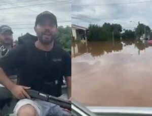 Cidadãos revoltados se arm4m para proteger famílias contra saques e roubo de f4cções no RS; veja vídeo