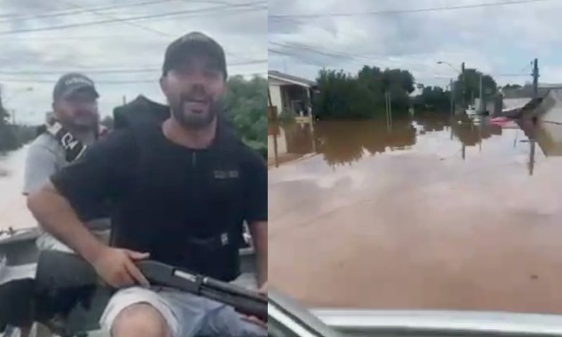 Cidadãos revoltados se arm4m para proteger famílias contra saques e roubo de f4cções no RS; veja vídeo