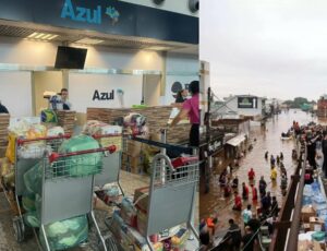 Azul está coletando doações de Manaus e levando ao Rio Grande do Sul: 'saiba como ajudar'; veja vídeo