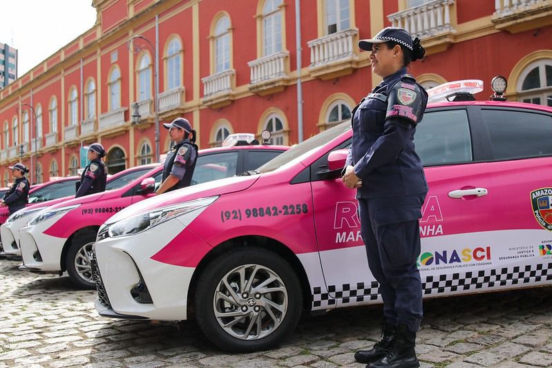 Novas viaturas entregues pelo Governo do AM reforçam o trabalho da Ronda Maria da Penha e Delegacia da Mulher