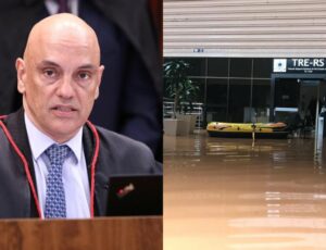 Em meio à tragédia, Moraes anuncia substituição de urnas eletrônicas submersas no RS