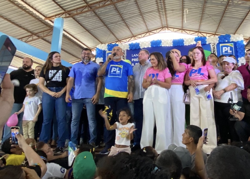 Acompanhado do governador Wilson Lima, cabo Maciel lança pré-candidatura a prefeito de Itacoatiara-AM