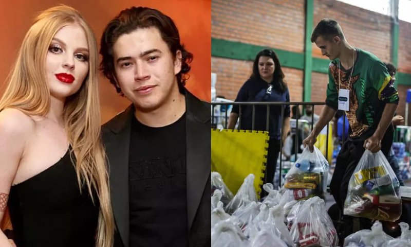 “Estamos juntos!”: Luisa Sonza e Whindersson Nunes se unem para ajudar famílias no Rio Grande do Sul
