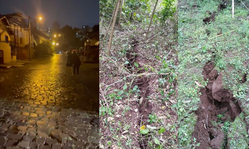RS: moradores de Caxias do Sul relatam tremores de terra e rachaduras no solo; veja vídeo