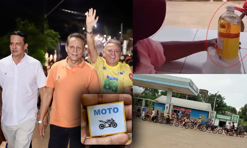 ‘Farra de campanha’: Renato Afonso tenta se reeleger em Pauini doando fichas de vale-gasolina; veja vídeo