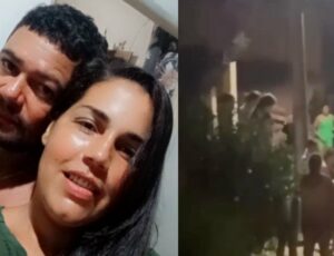 Br1ga de casal termina com esposa crav4ndo f4ca no cor4ção do marido; veja vídeo