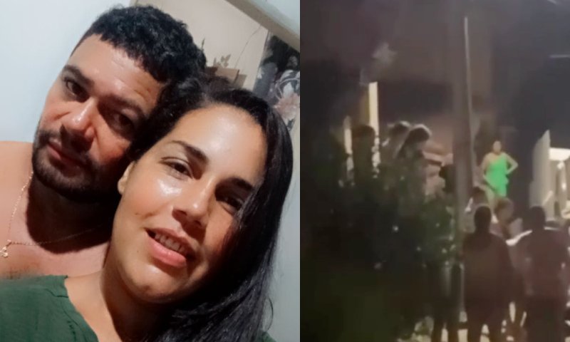 Br1ga de casal termina com esposa crav4ndo f4ca no cor4ção do marido; veja vídeo