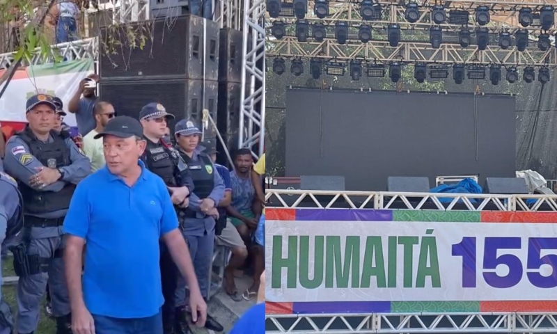 Prefeitura de Humaitá anuncia cancelamento do aniversário da cidade após operação da PF destruir balsas de ribeirinhos