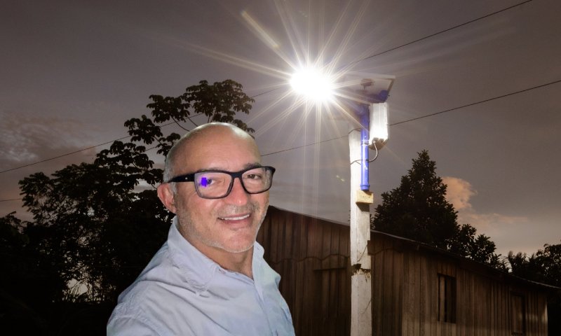 Prefeito Jair Souto irá gastar mais de R$ 1,3 milhão com lâmpadas LED em Manaquiri após recusar projeto estadual