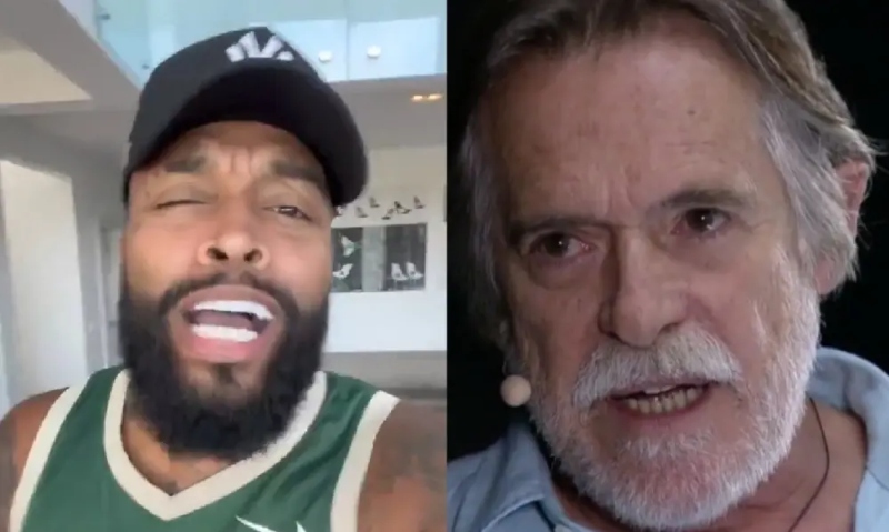 Nego Di perde a paciência e desmascara José de Abreu: “Covarde, canalha!”; veja vídeo