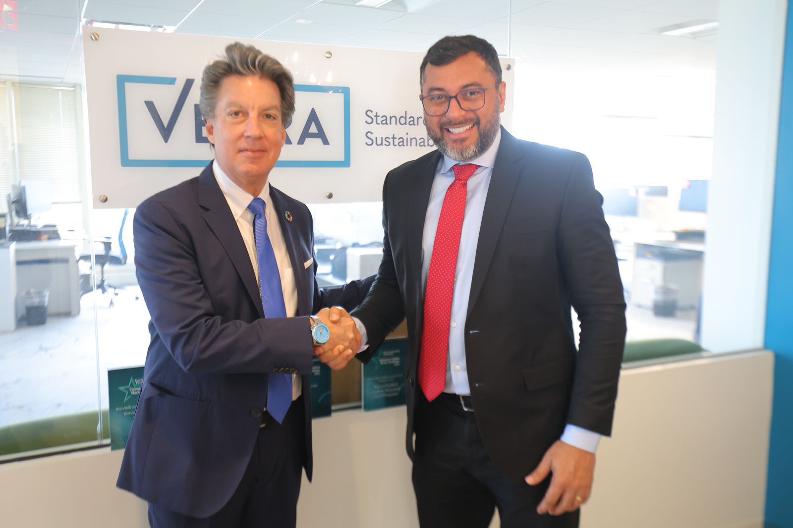 Wilson Lima apresenta mercado de crédito de carbono do AM em agendas com Banco Mundial e certificadora internacional