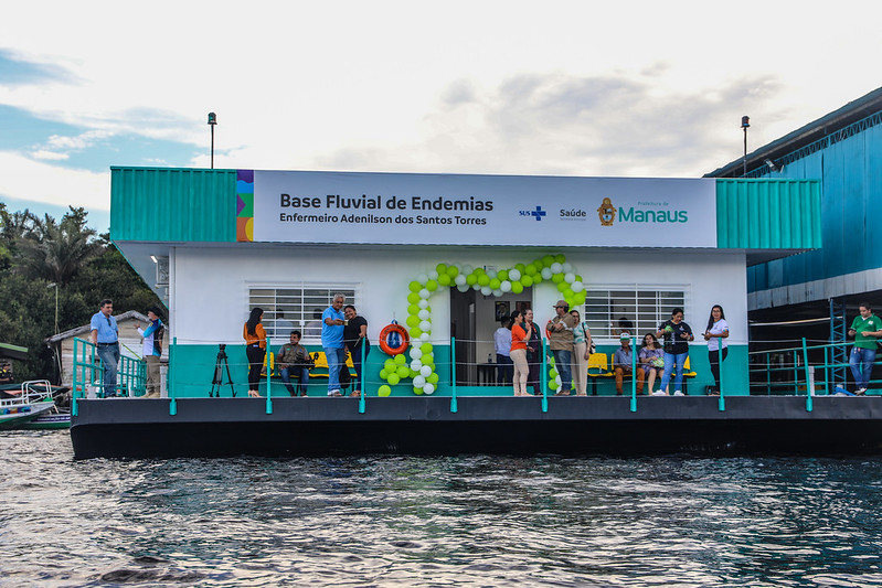 Prefeitura de Manaus inaugura Base Fluvial para dar suporte ao controle de endemias nas comunidades ribeirinhas