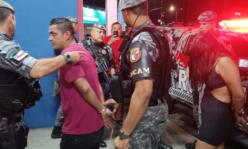 Bandidos recebem surpresa da ROCAM enquanto faziam arrastões na zona Norte de Manaus