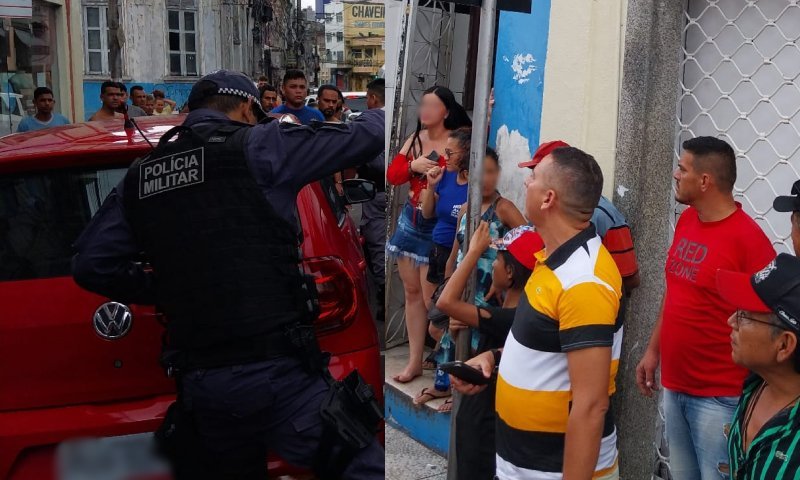 Morador de rua é esp4ncado após falsa acusação de 3stupr0 no Centro de Manaus; veja vídeo